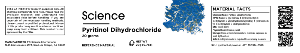 Pyritinol HCl – Powder, 20g